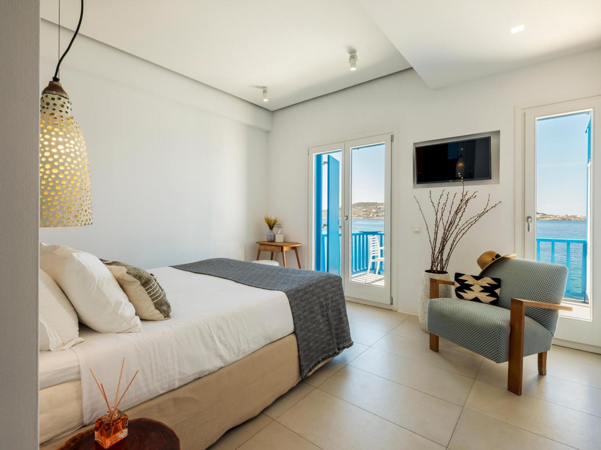 บลูโทเปีย สวีท Bed & Breakfast Mykonos Town ภายนอก รูปภาพ